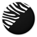 Search for zebra print knobs and pulls Black and white