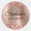 Search for rose gold wedding stickers Girly