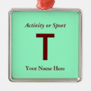 Search for high school sports christmas tree decorations College