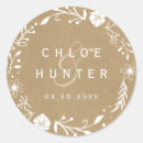 Search for save the date kraft stickers Rustic