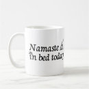 Search for namastay in bed mugs Yoga