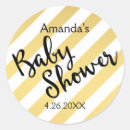 Search for white stripe stickers Baby shower