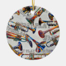 Search for marching band christmas tree decorations Trumpet