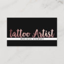 Search for tattoo business cards Simple