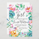 Search for hummingbird baby shower invitations Floral