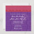 Search for monogram damask red invitations Vintage