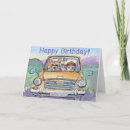 Search for driving birthday cards Dog