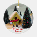 Search for miniature christmas tree decorations Snow