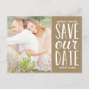 Search for kraft paper save the dates Rustic
