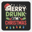 Search for drunk santa stickers Winter