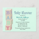 Search for blocks baby shower invitations Stylish