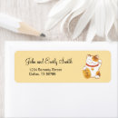Search for calico cat return address labels Cute