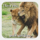 Search for lioness stickers Lion and lioness