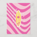 Search for surfboard postcards Pink