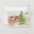 Search for original art christmas cards Watercolor