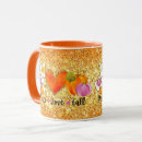 Search for fall colors mugs Rustic