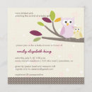 Search for owl square invitations Shower