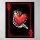 Search for king of hearts posters Red