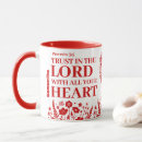 Search for trust in the lord mugs Inspirational