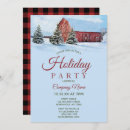 Search for red barn christmas invitations Corporate
