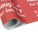 Search for funny adult wrapping paper Santa