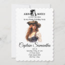 Search for girl pirate party invitations Crossbones