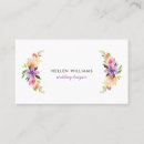 Search for watercolor flowers business cards Bouquet