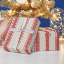 Search for red green striped christmas wrap wrapping paper Simple