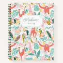 Search for animals notebooks Tropical leaves