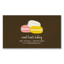 Search for macaron business cards Pastries