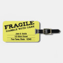 Search for fragile luggage tags Yellow