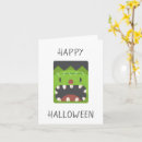Search for monster faces cards Frankenstein