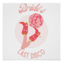 Search for 70s disco posters Bridal shower