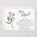 Search for buds invitations Watercolor