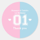 Search for twin birthday stickers Baby