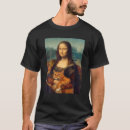 Search for funny mona lisa tshirts Cat