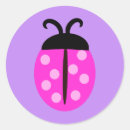 Search for pink ladybug stickers Ladybird