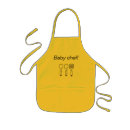 Search for baby aprons chef