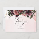 Search for maroon and gold thank you cards Burgundy