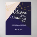 Search for navy blue and gold posters Welcome