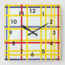 Search for mondrian clocks Neoplasticism