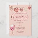Search for galentines day invitations Red and pink