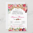 Search for botanical bridal shower invitations Pink