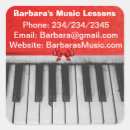 Search for piano lessons stickers Music