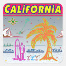 Search for california surfer stickers Palm tree