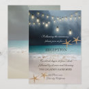 Search for beach wedding reception invitations Tropical