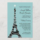 Search for parisian wedding invitations Blue