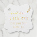 Search for invitations wedding favour tags Gold