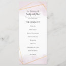 Search for blush pink wedding programs Typography
