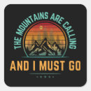 Search for the mountains are calling stickers Camping